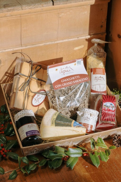 box "Il goloso" con prodotti valtellinesi tipici assortiti
