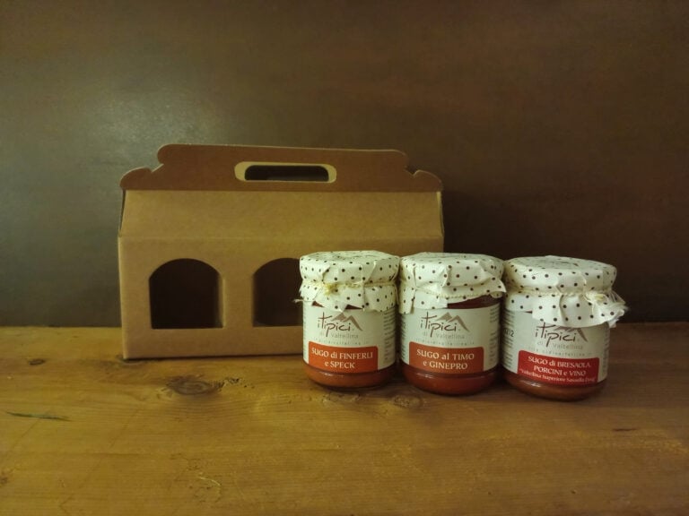 Confezione tris di sughi valtellinesi